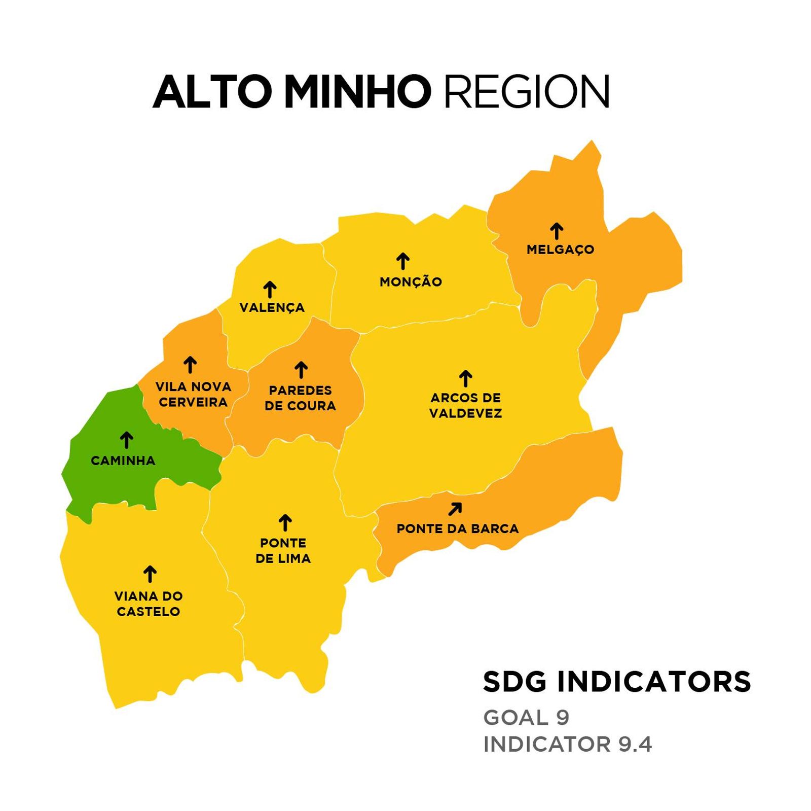 Mapa do estudo realizado para o ODS9