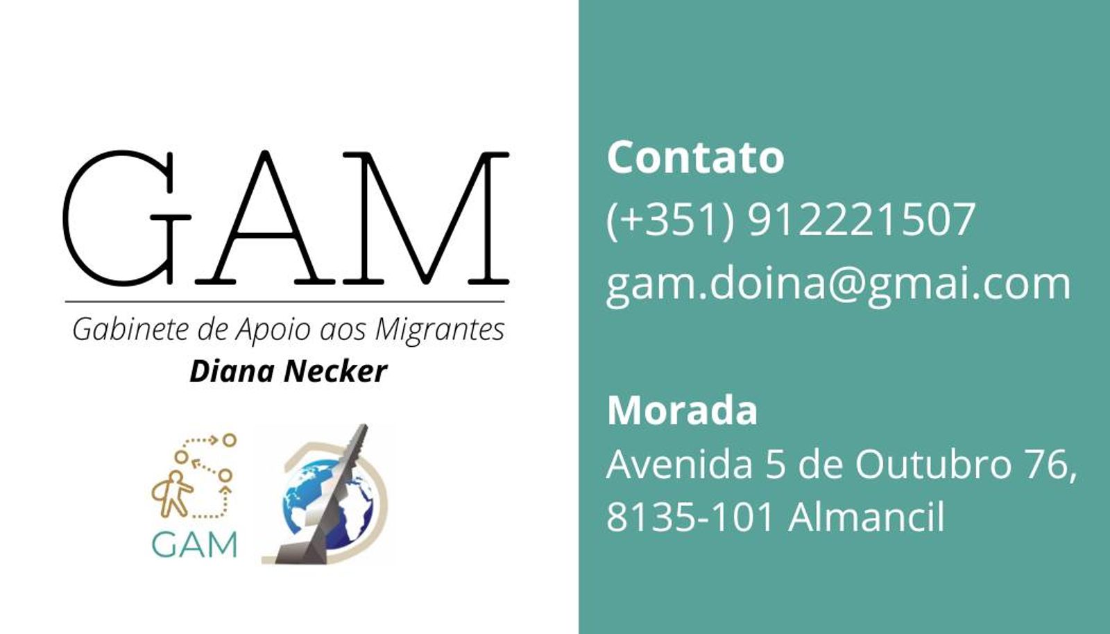 Cartão de Visitas - Diana Necker
