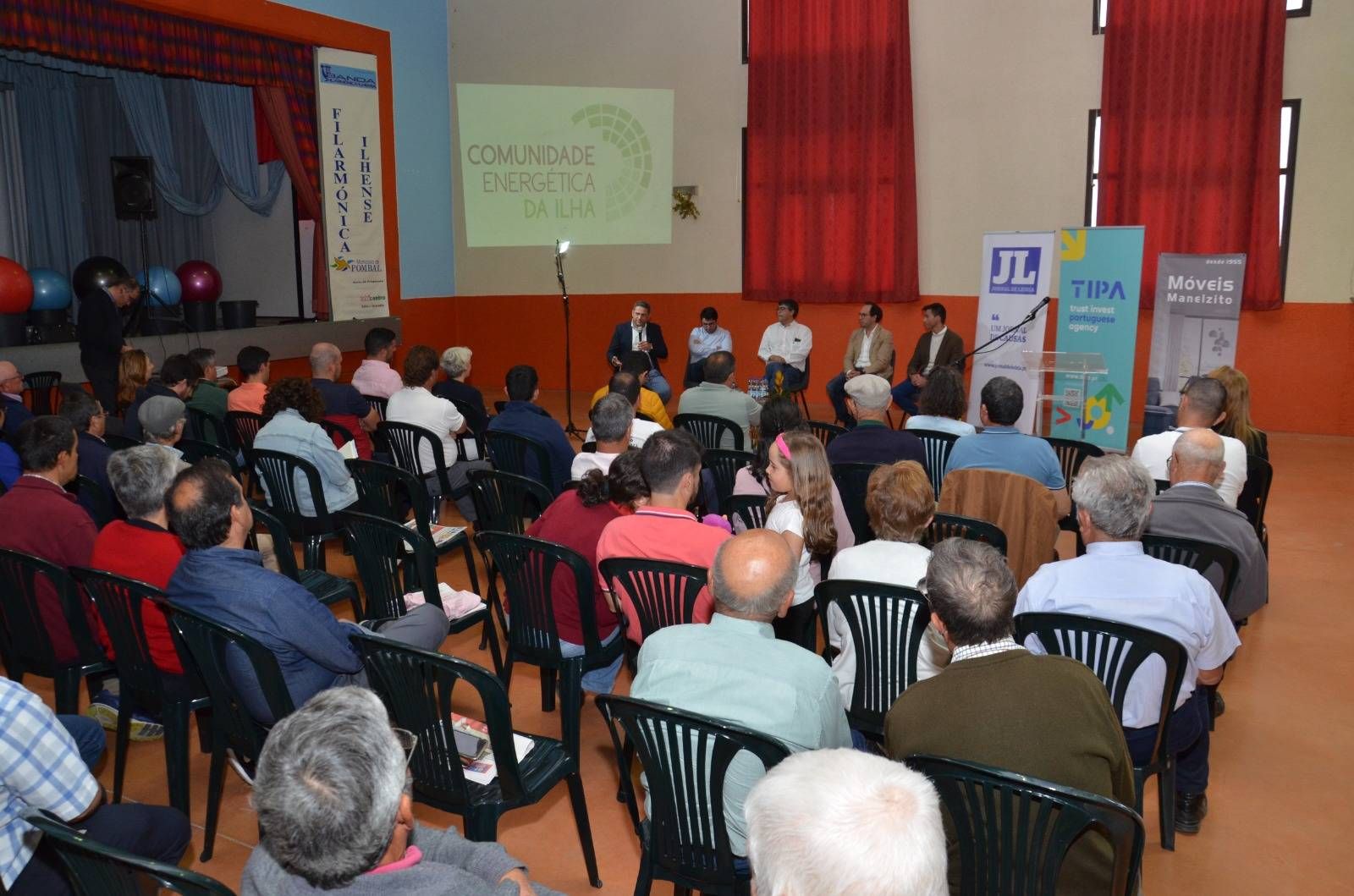 fotos da conferência sobre Comunidades de Energia no Mundo Rural