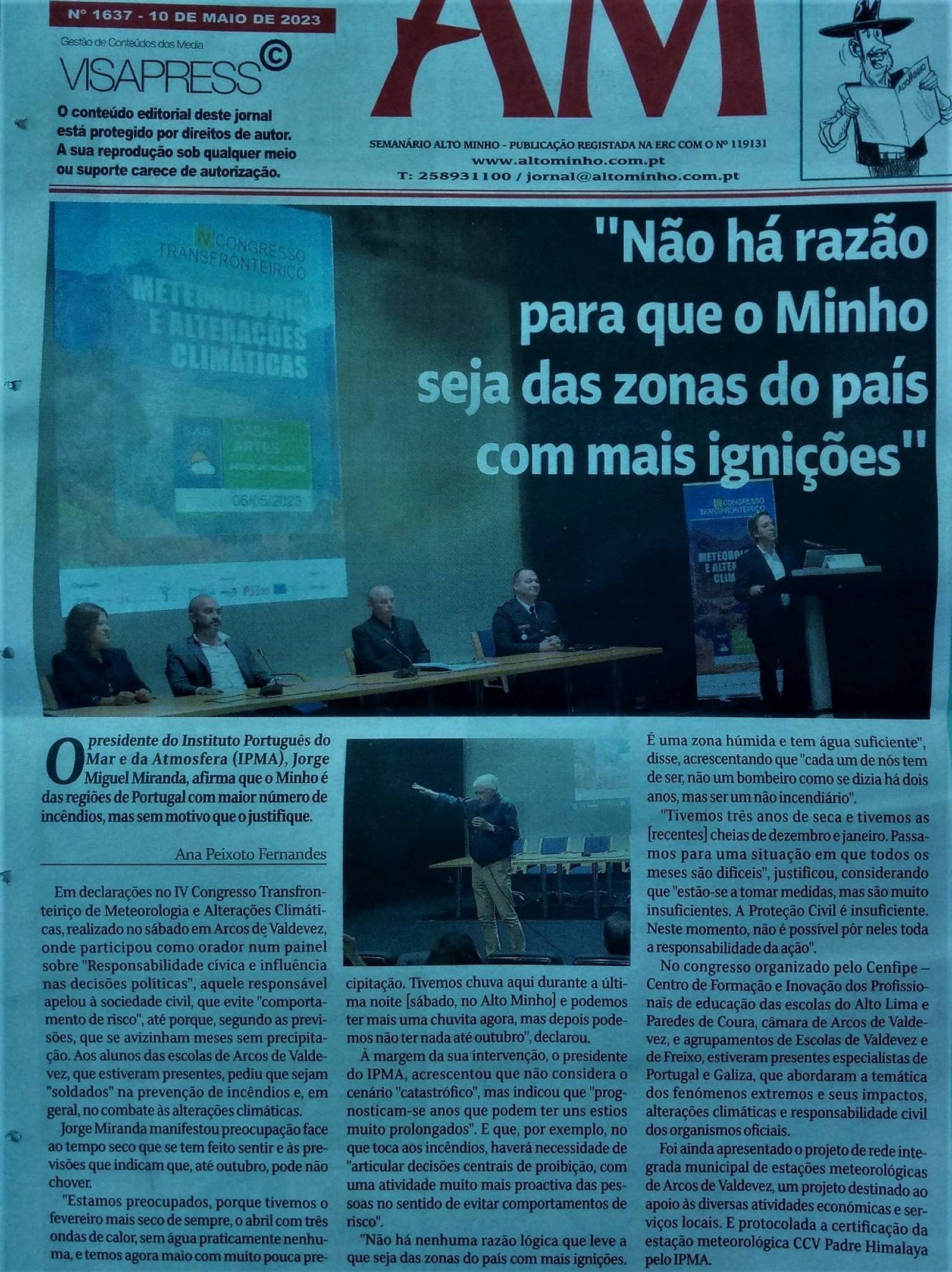 Impactos do congresso na imprensa
