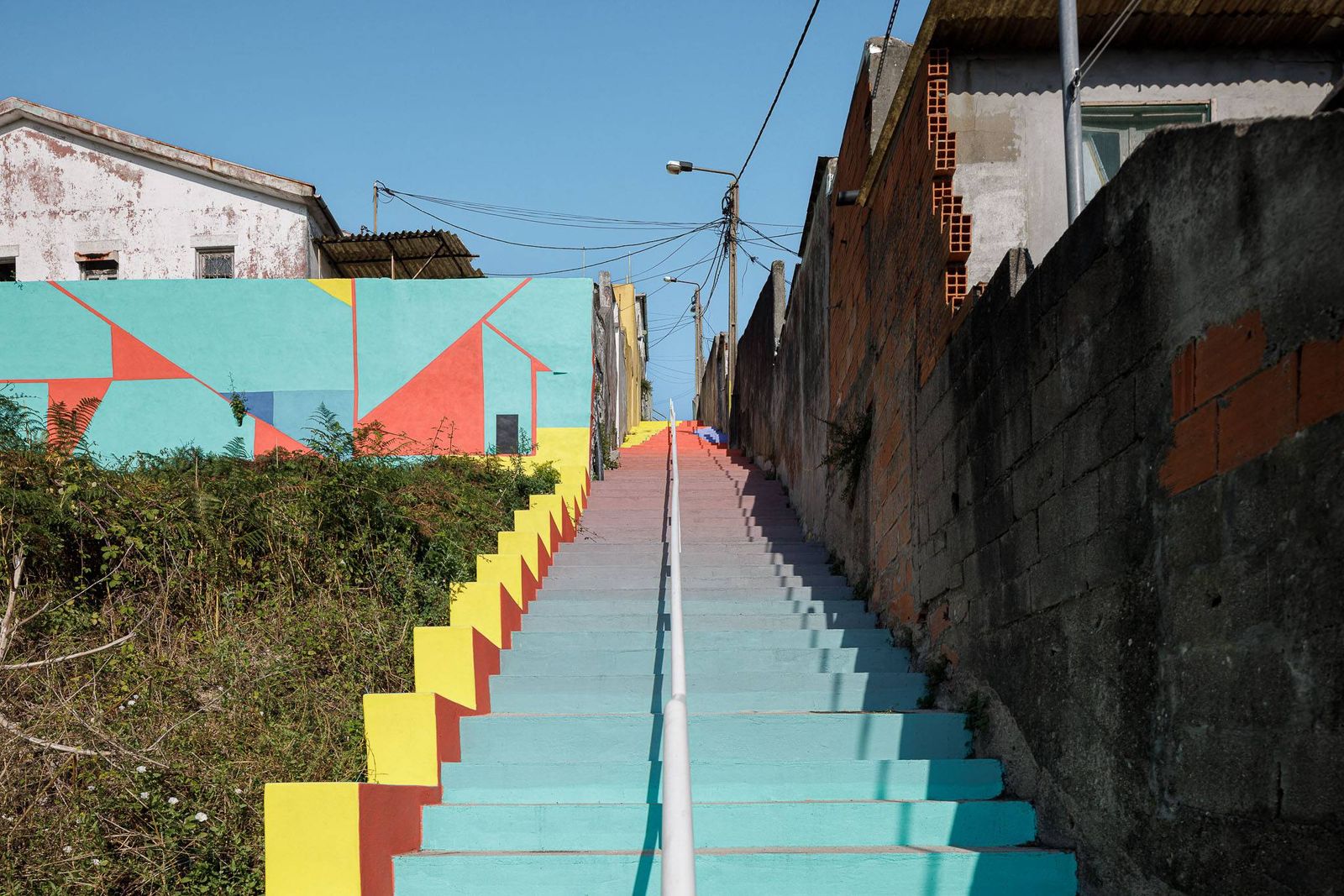 Caminho das Escadinhas, projeto de paulo moreira architectures, com Verkron © Ivo Tavares Studio