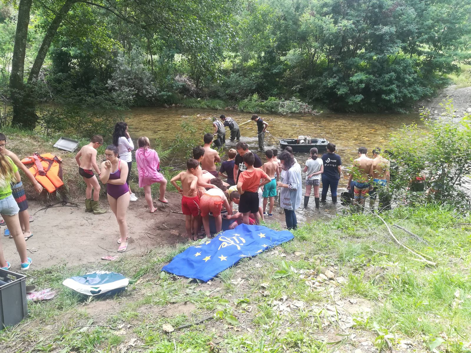 LIFE Águeda - Programa de educação ambiental Life em férias - temática ictiofauna / pesca elétrica
