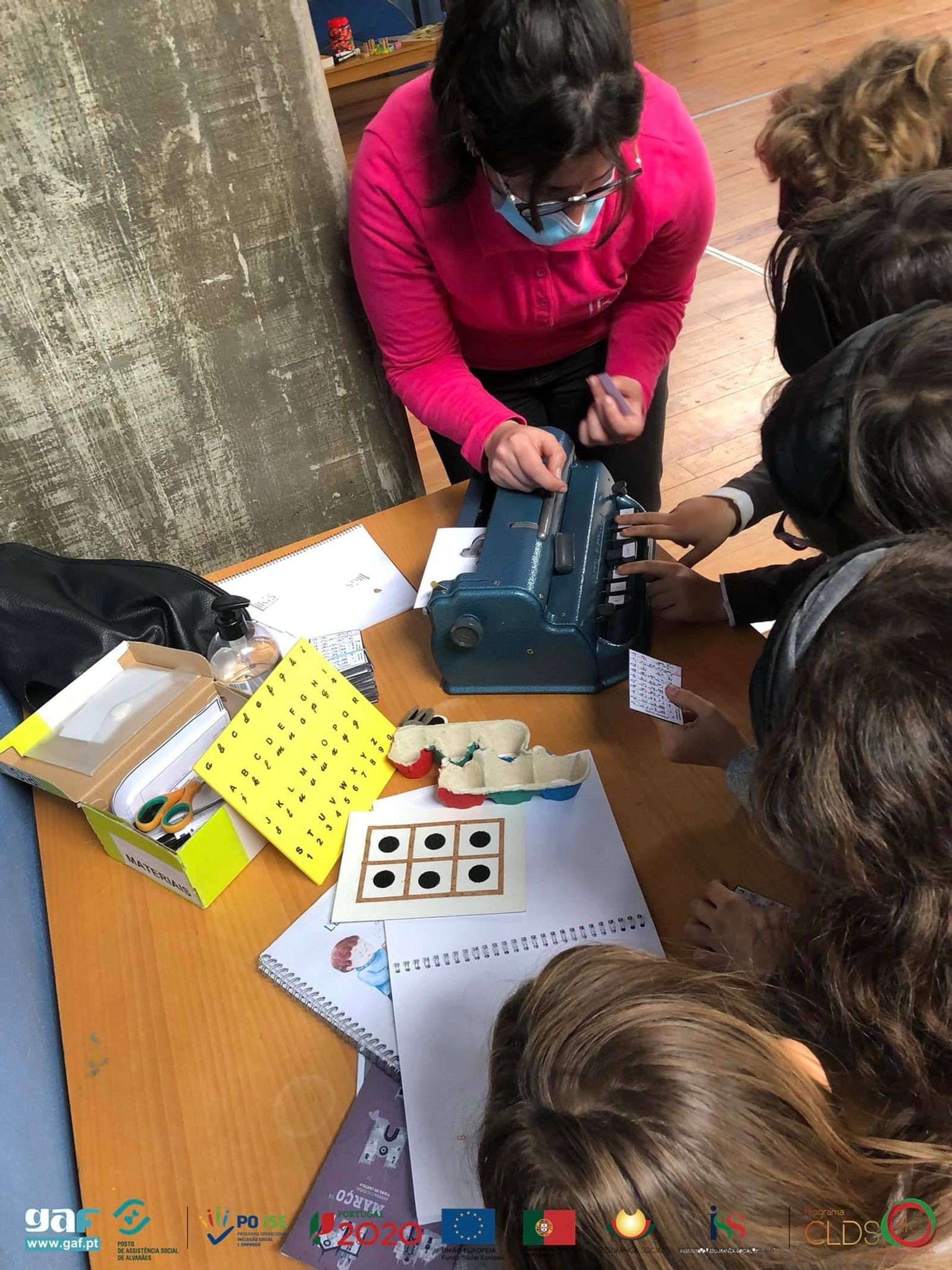 Atividades de sensibilização em contexto escolar