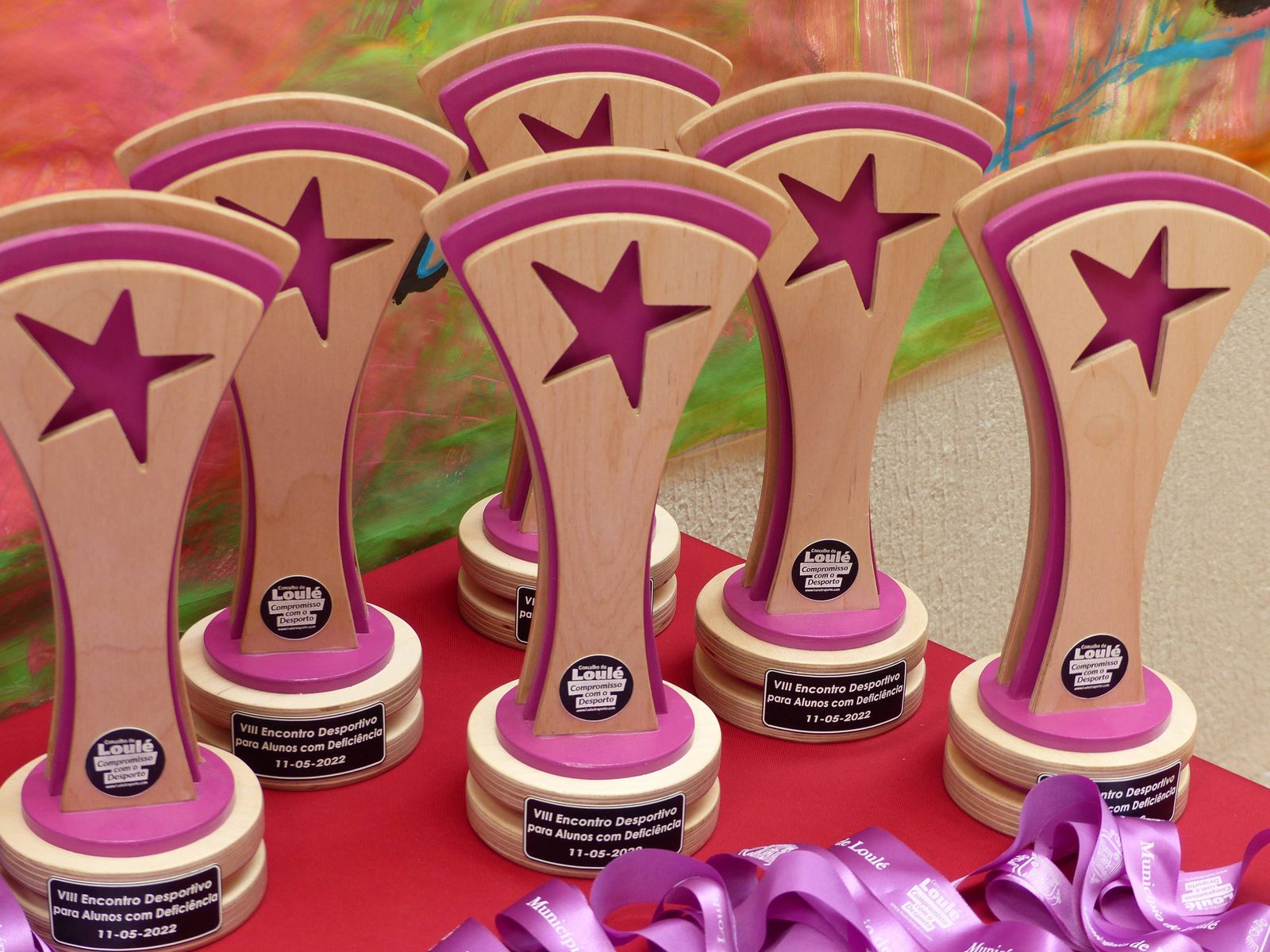 Troféus do Encontro Desportivo para Alunos Com Deficiência