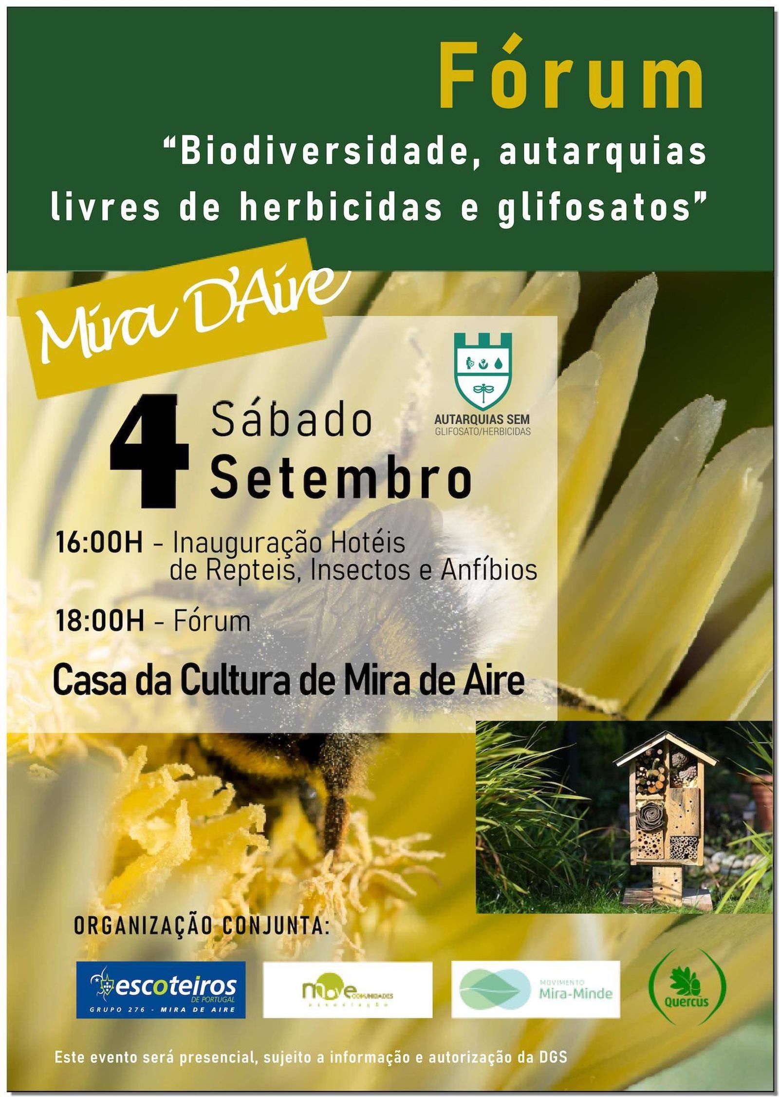 Colab com Quercus e Escoteiros 276 de Mira de Aire - Fórum com Autarquias regionais