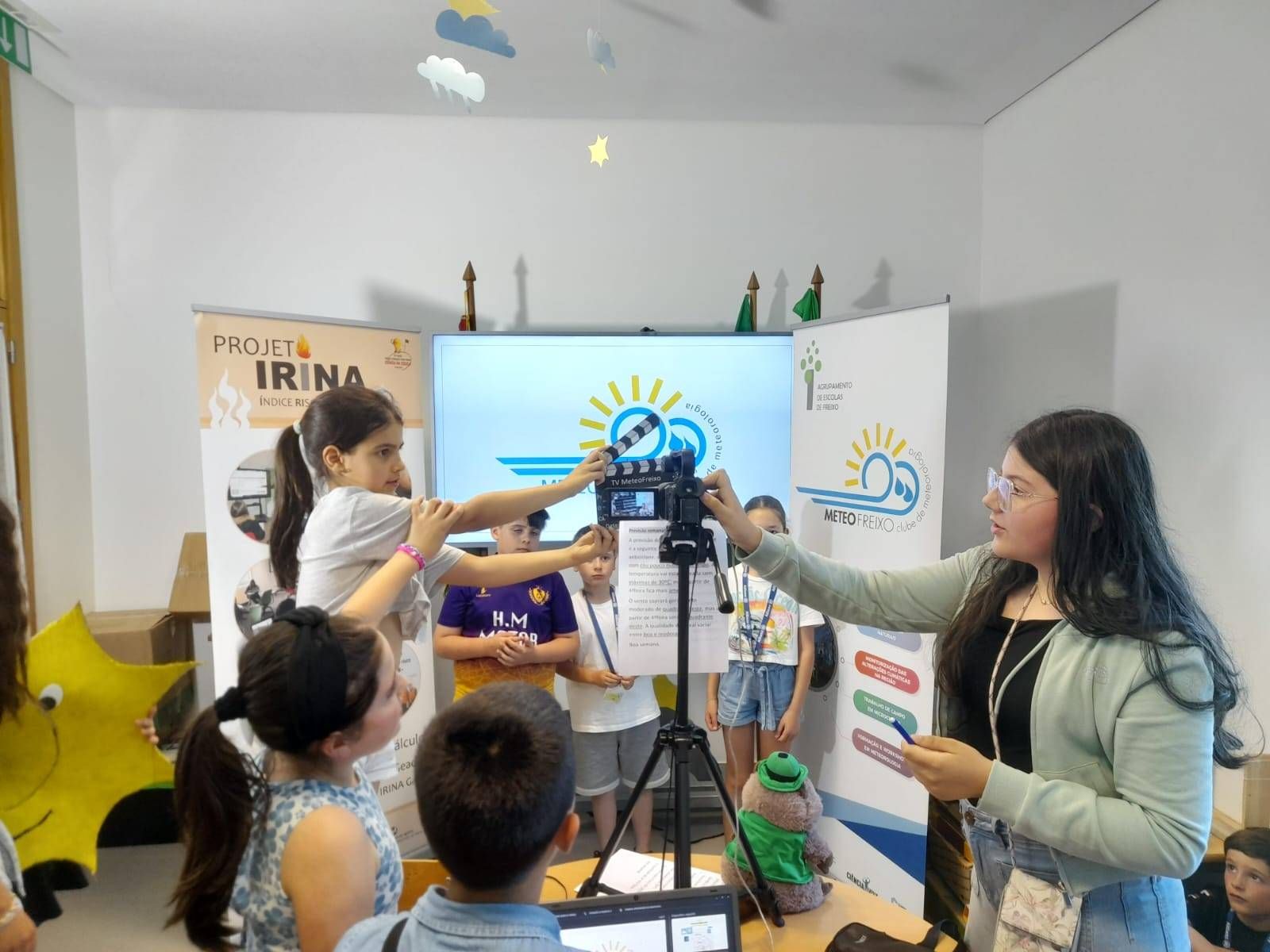 Workshop de meteorologia ao 1ºCiclo (TV Meteo)