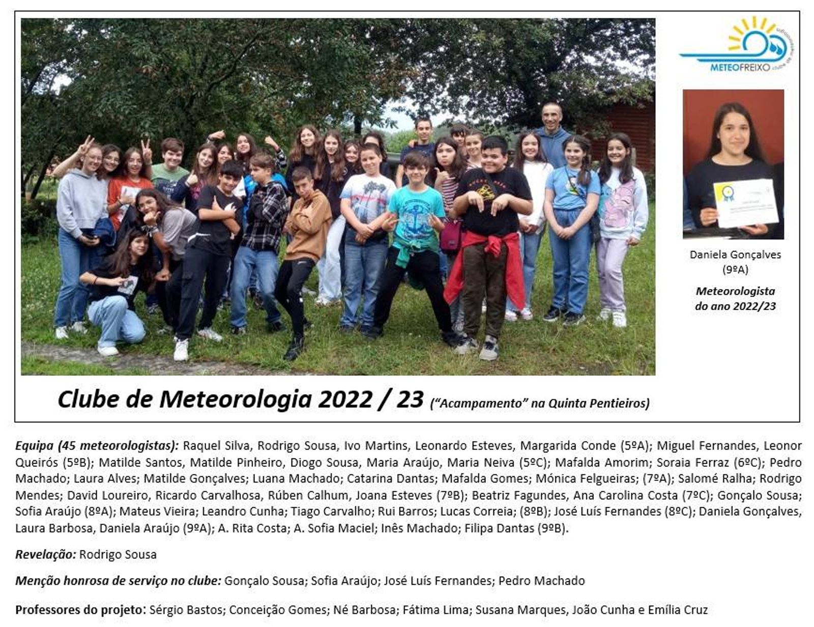 Acampamento científico de meteorologia nas Lagoas de Bertiandos