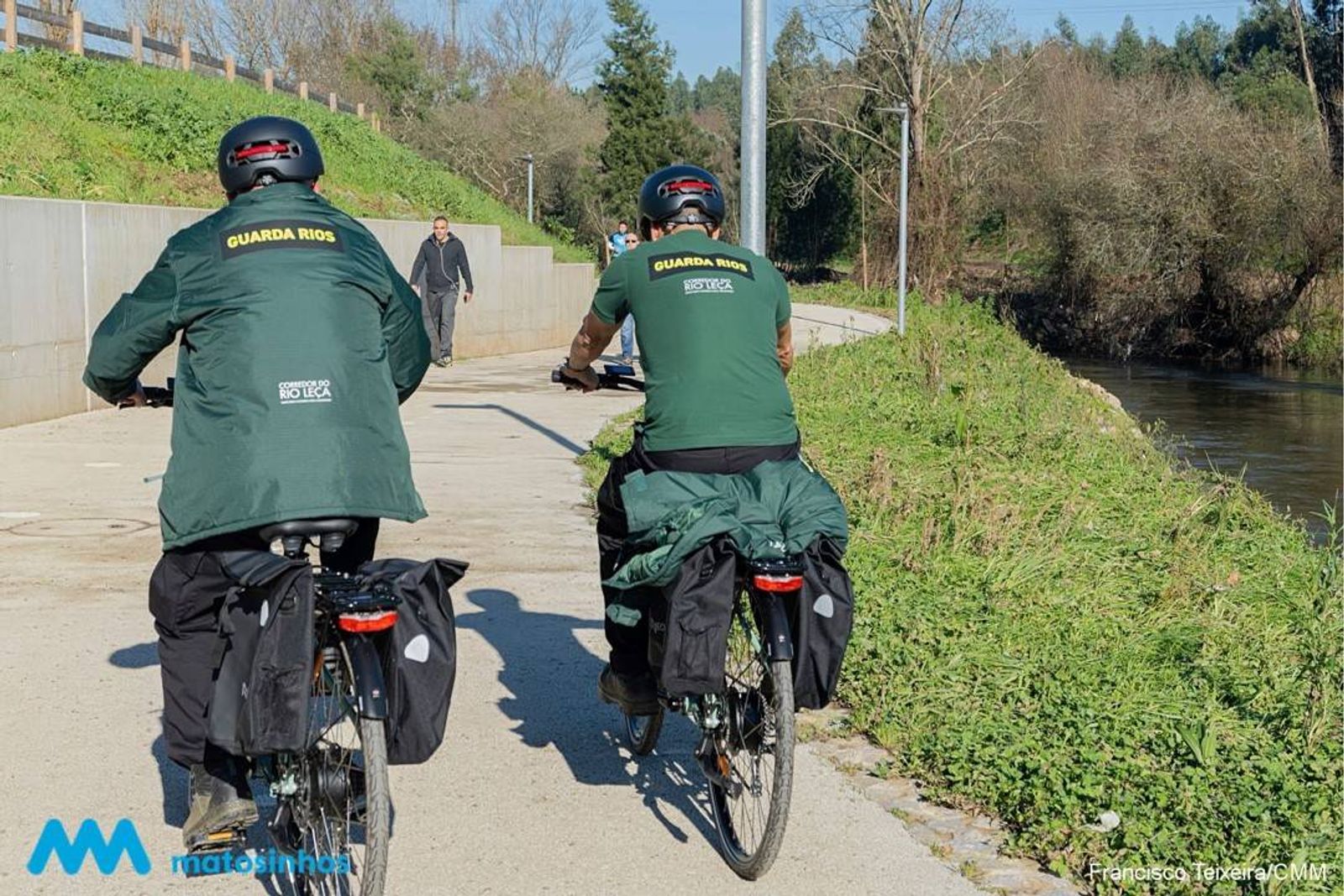 Guarda-rios do Leça. Disponível em: https://www.cm-matosinhos.pt/servicos/comunicacao-e-imagem/noticias/noticia/bicicletas-para-os-guarda-rios-do-leca