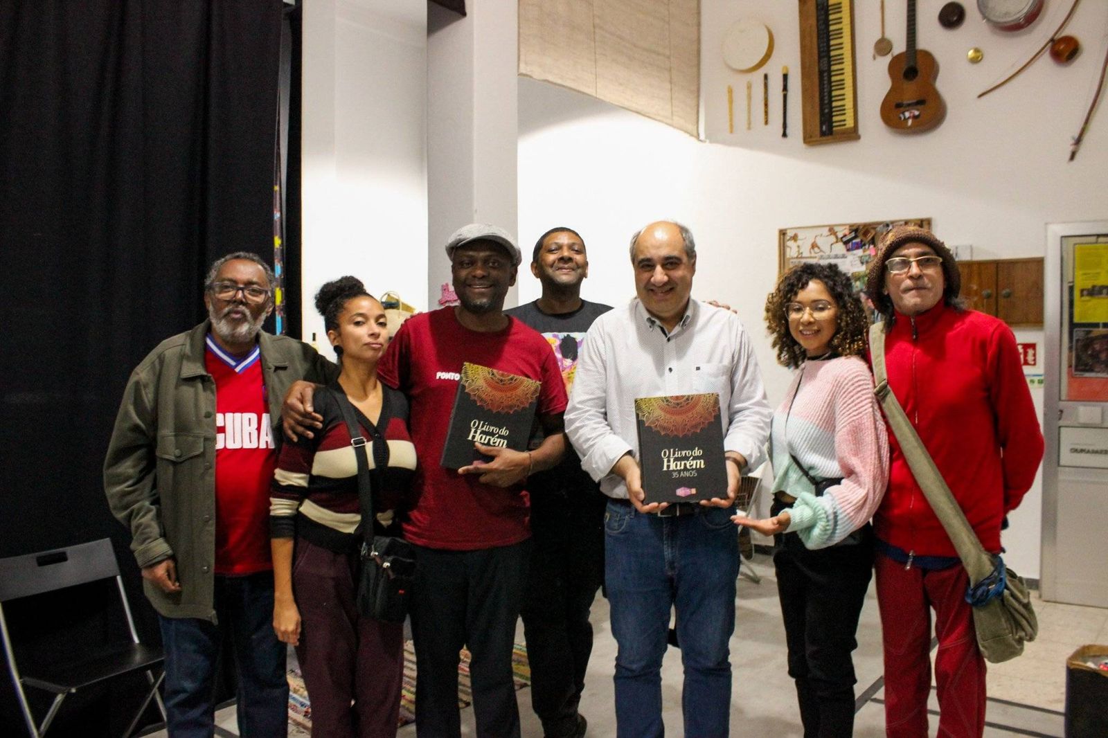 Acolhimento do Grupo Harém Teatro Brasil com a presença do Presidente do Município de Beja Dr. Paulo Arsénio