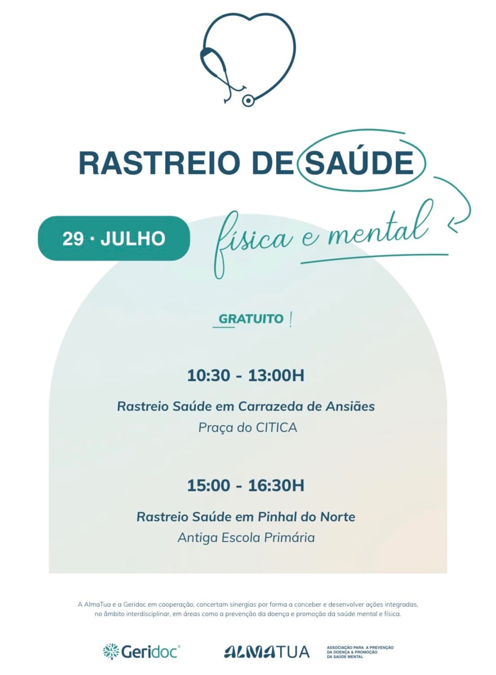 Rastreio Saúde Mental e Fisica