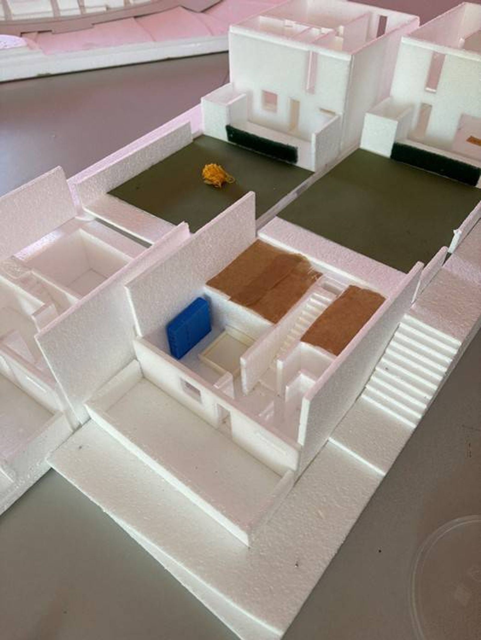 Maquete criada para comunicação com as comunidades.