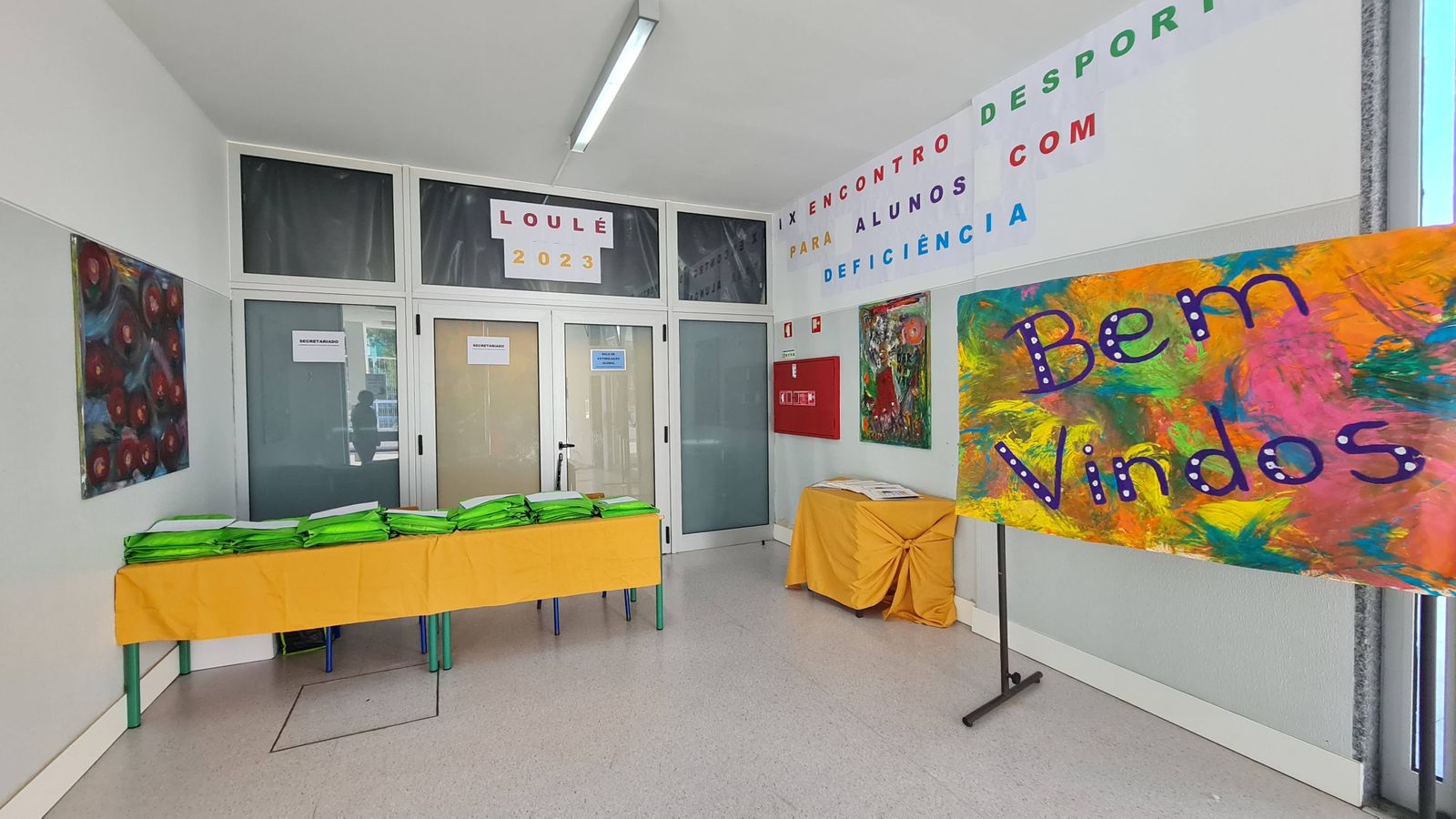 Bem vindos - Encontro Desportivo para Alunos com Deficiência 